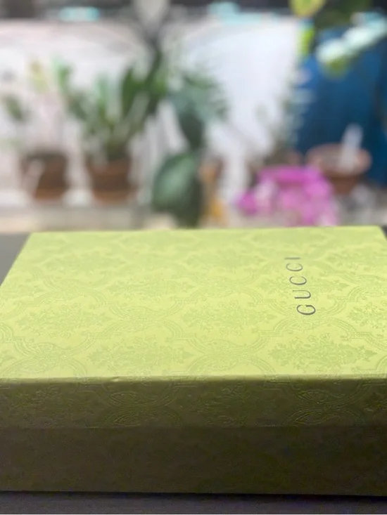 Gucci Beige, Green & Gold GG Canvas Sneakers - Picture 10 of 11